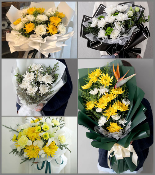 山东青岛即墨市移风店镇后吕戈庄村白事花束代送